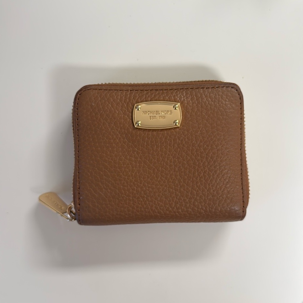 Rare Michael Kors Camel Brown Leather Wallet